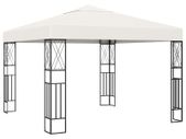 Gazebo 3x3 m Cream Fabric