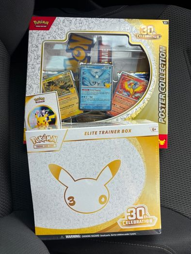 30th Anniversary Pokemon ETB & Poster Bundle