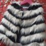Girls Faux Fur Gilet Image 5