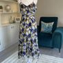 Whistles Ladies Dress in Navy, Yellow, and White with Thin Straps Size: UK 10 / EU 38 Image 7