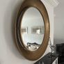 Bevelled circular Mirror  Outer diameter 34.5 cm. Mirror size 26 in Image 3
