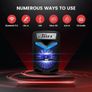 Portable PA Speaker, Bluetooth- Loudspeakers, 600W Rechargeable w/ 10 Subwoofer 1 Tweeter, Pa System w/Wireless Microphone, Dj Speakers, w/Recording Function/Mic Input/Lights/USB/SD/Radio Image 4