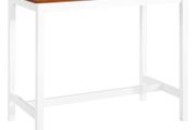 Bar Table Solid Wood 108x60x91 cm