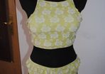 Next floral lime girl's 2 piece swimwear Perfect condition age 16 Postage included