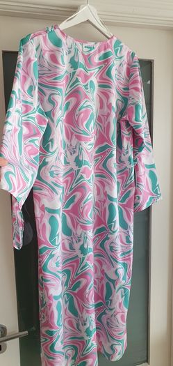 F&F pink and turquoise kaftan Sz M (12-14 UK) - Bnwt Rrp 22