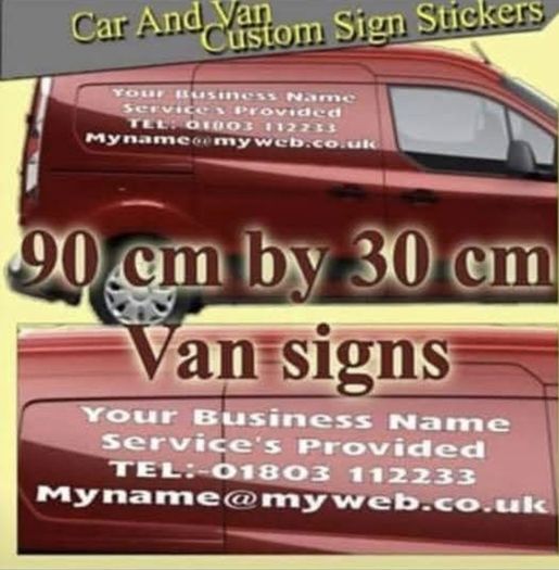 Van sign writing