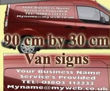 Van sign writing