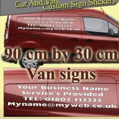 Van sign writing