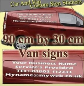 Van sign writing