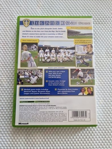 Leeds United Club Football season 2003 2004 Xbox Original Games Original
