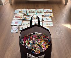 Large bag of Lego and books see photos