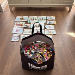 Large bag of Lego and books see photos