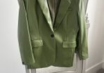 Stunning Kiwi & Co Olive Green Faux Leather Jacket size L
