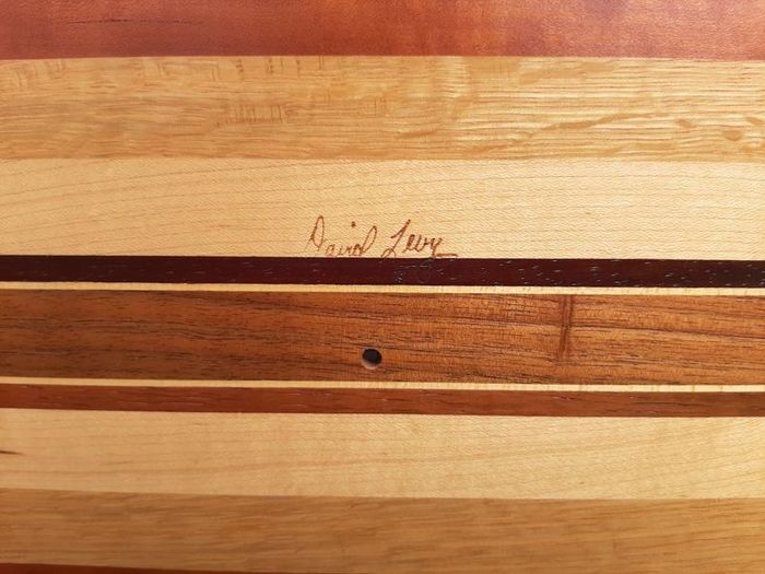 David Levy wooden CD rack