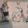 Vintage Porcelain Lady and Gentleman Figurine Set Image 3