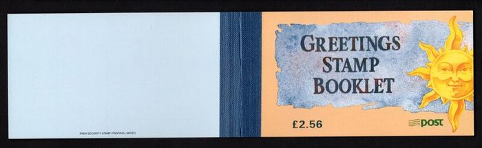 1994 Ireland Greetings Commemorative Stamp Booklet Mint Never Hinged (MNH). Hibernian HB45