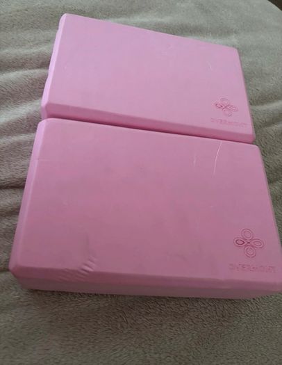 Overmont Yoga Blocks  Pink