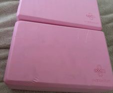 Overmont Yoga Blocks  Pink