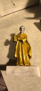 Christmas Nativity Joseph  set on marble plinth.