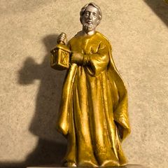 Christmas Nativity Joseph  set on marble plinth.