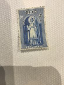 Rare 1961 Irish stamp - St Patrick