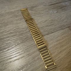 Vintage gold tone ladder style watch bracelet