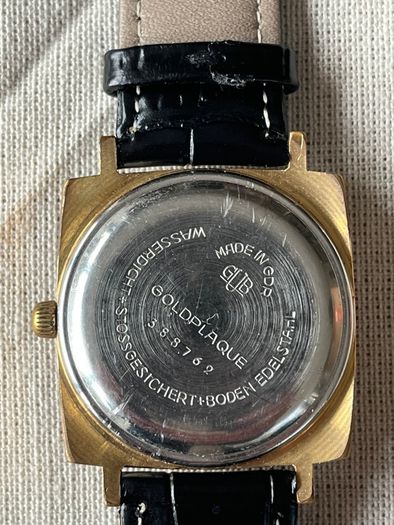 1970s Glashuette Bison, Made in GDR, Vintage Watch