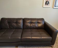 Leather sofa