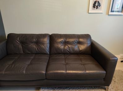 Leather sofa