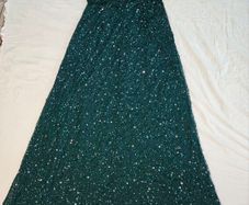 Beautiful Emerald Green Sequin Dress  Perfect for Christmas Parties