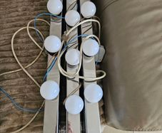 ikea makeup mirror with lights