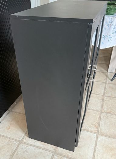 Glass door cabinet