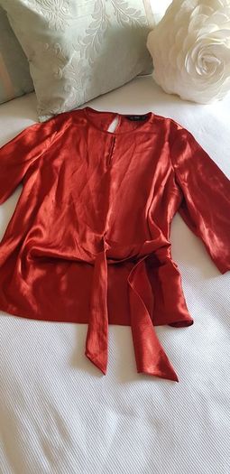 Burnt Orange/ Rust Blouse/Top - Size 16