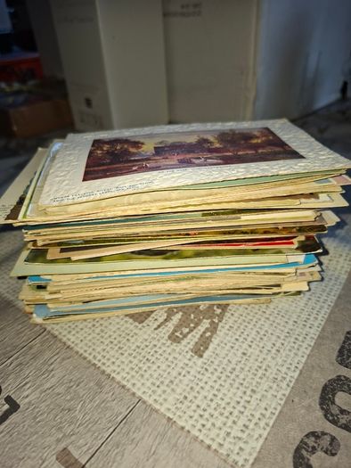 Large Collection of Old postcards Over 150 used