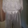 Brand new cream satin Pyjamas size UK18/20 EUR46/48 Postage included Image 2