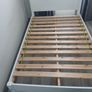 4ft Harvey Norman bed frame with memory foam mattress Image 4