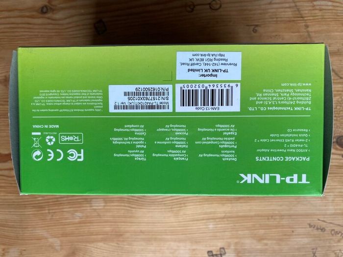 TPas NEW Link AV500 Nano Powerline Adapter TL-PA4010KIT