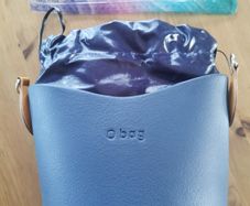 navy blue bucket Obag