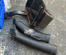 ride on mower grass collector parts