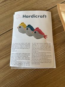 Opened crochet kit