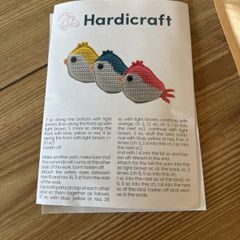 Opened crochet kit