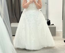Wedding Dress by Anna Sorrano for Wed2B in ivory