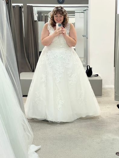Wedding Dress by Anna Sorrano for Wed2B in ivory
