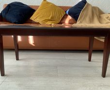 Sleek Mahogany Coffee Table
