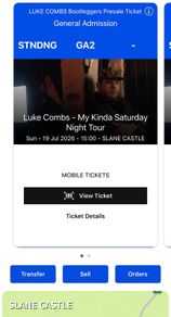 Luke combs slane castle