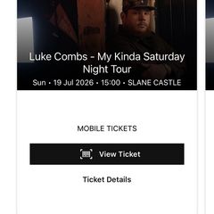 Luke combs slane castle