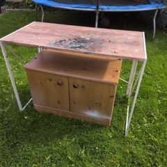 Desk and drawers