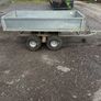 Flat bed/versatile atv farm bog hay trailer 4x8 Image 3