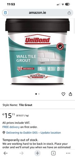 wall tile grout
