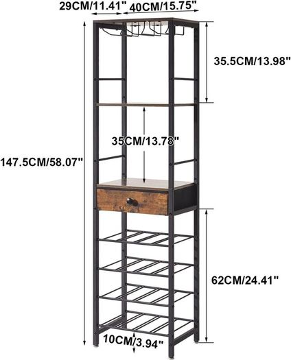 Wine Rack Freestanding Floor